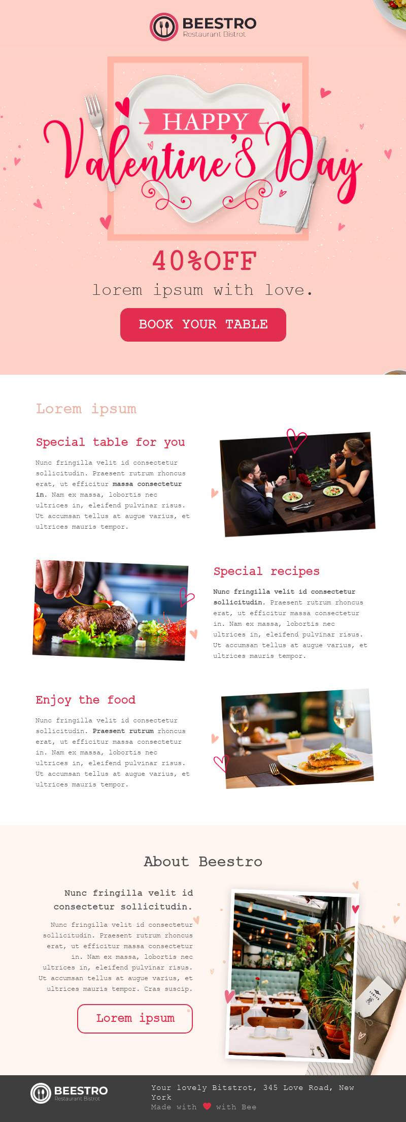 Valentine's Day Emails Design Tips We LOVE