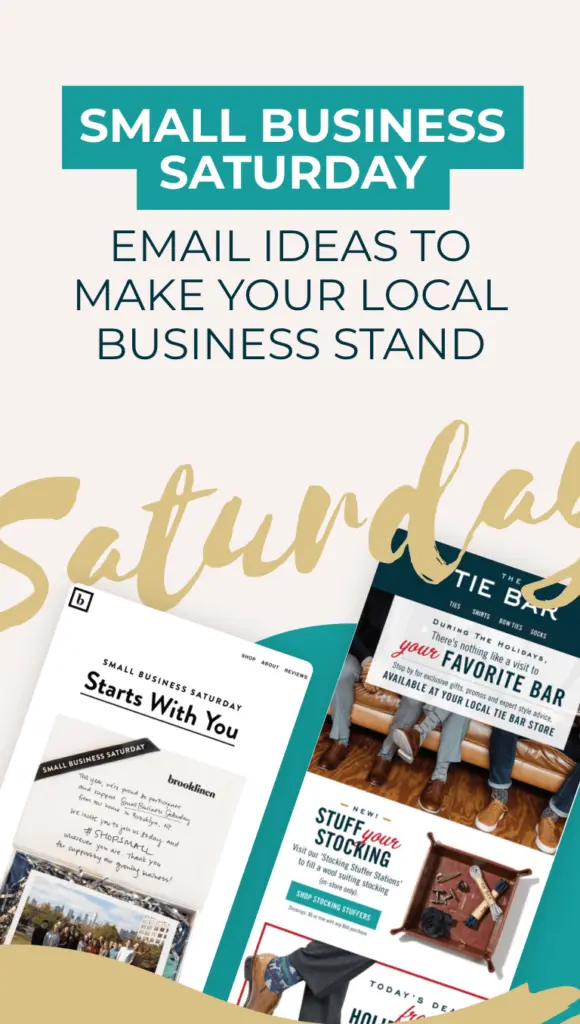 Saturday Email Small Business Saturday Email Ideas to Make Your Local Business Stand Out