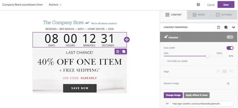 Tutorial: How to add a countdown timer in email