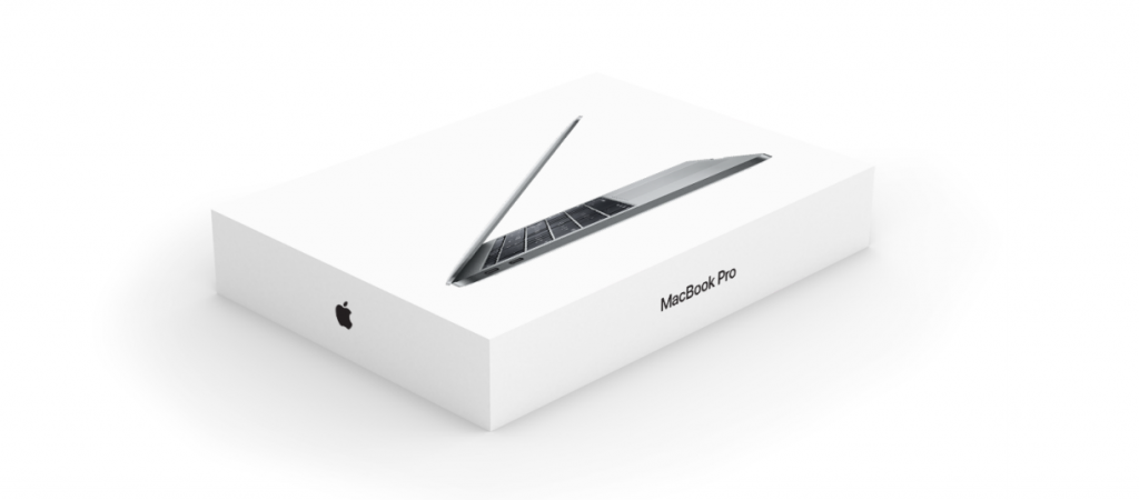 Paper Packaging  - Apple Macbook minimalist packaging