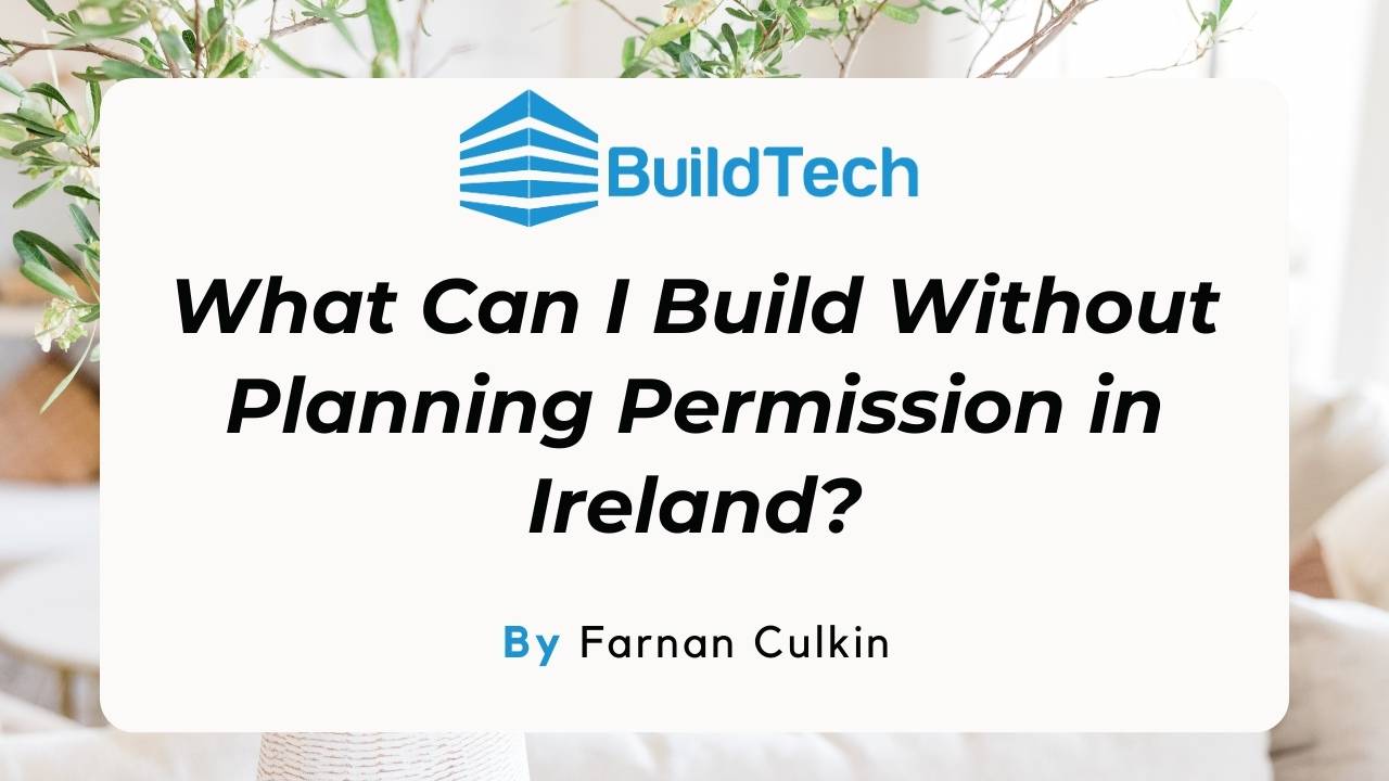 MustKnow Building Without Planning Permission in Ireland