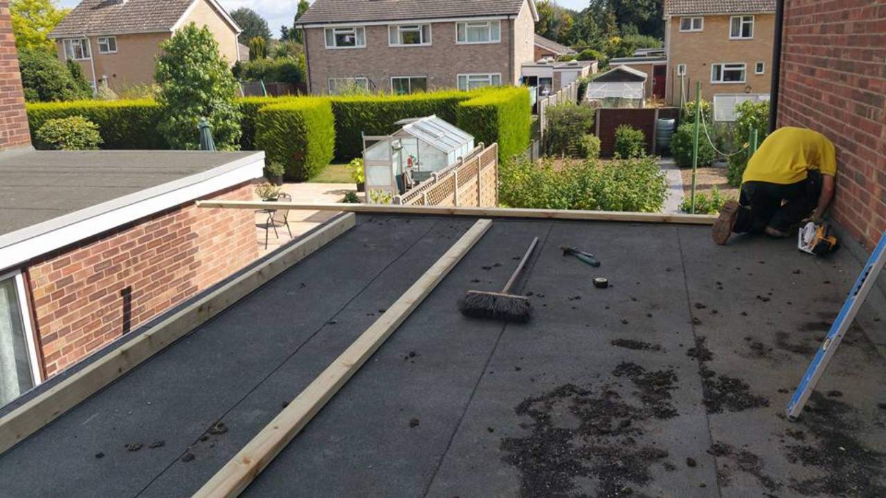 View of How Much Does a Flat Roof Cost in Ireland?