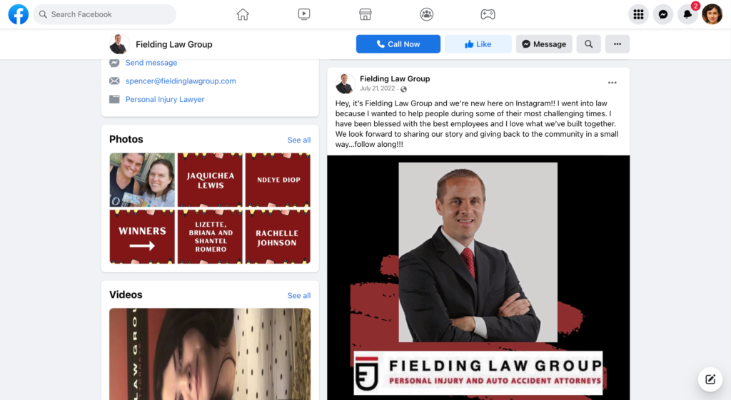Making Effective Facebook Ads for Personal Injury Lawyers