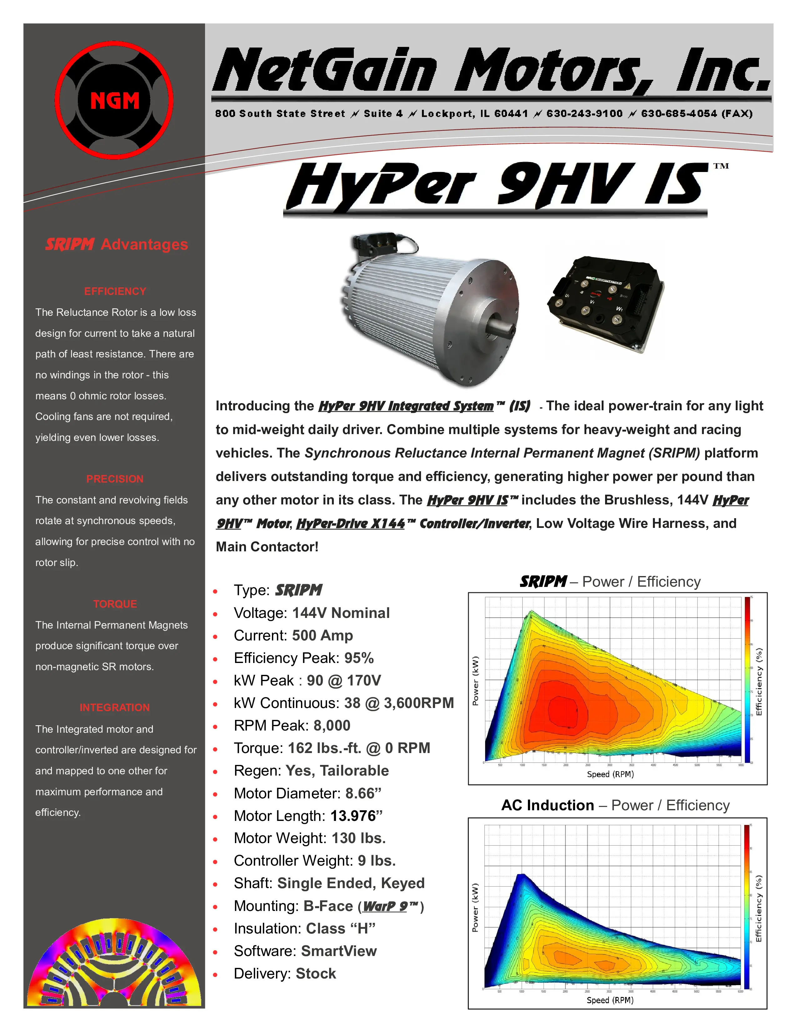 Lonestar EV Performance Netgain Motor Dealer