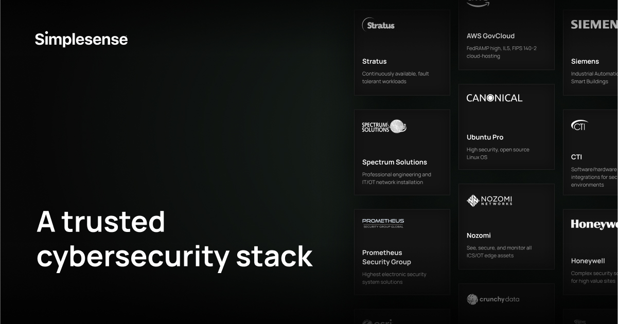 Cybersecurity stack simplesense