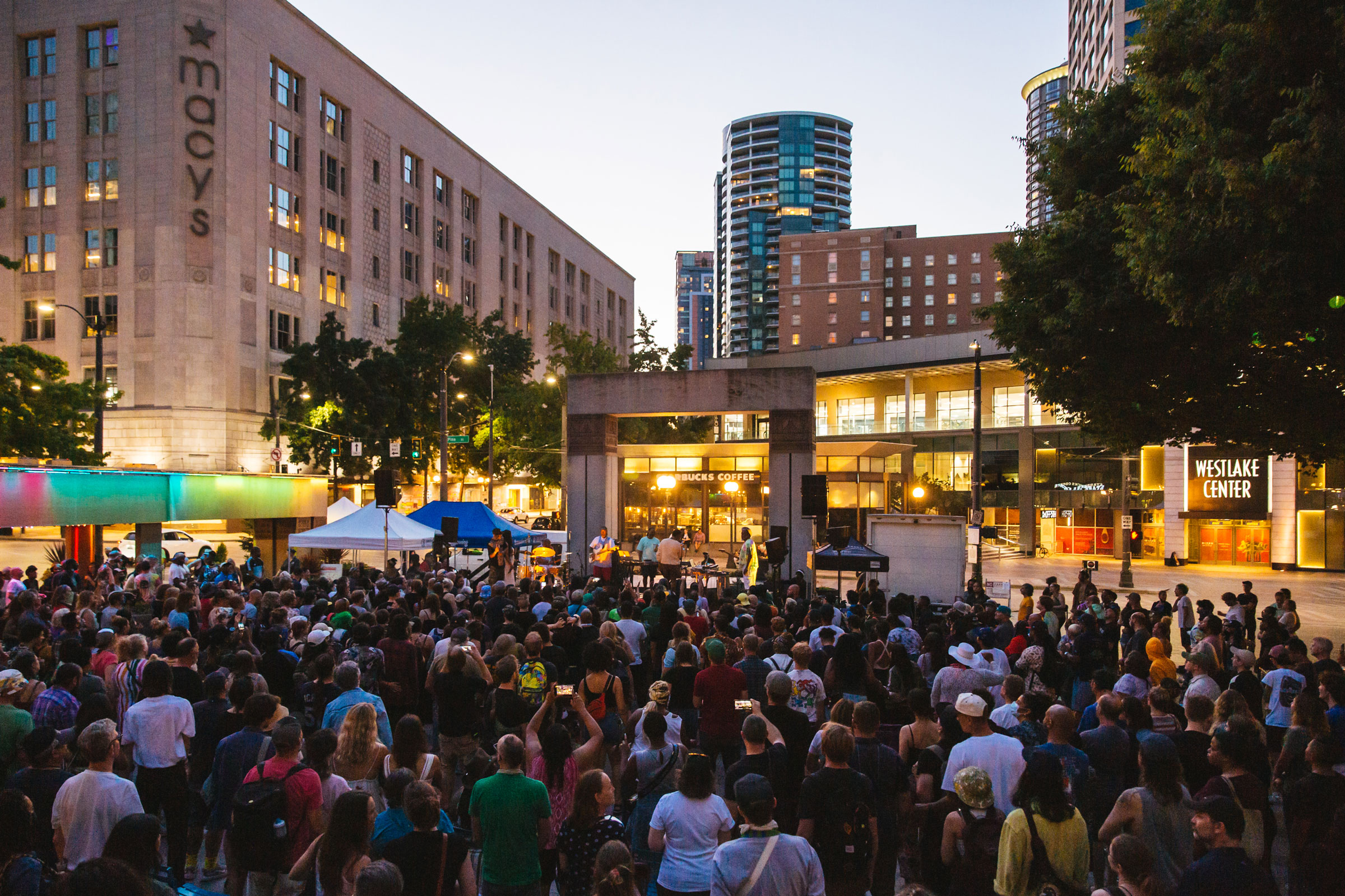 Large crowd of people