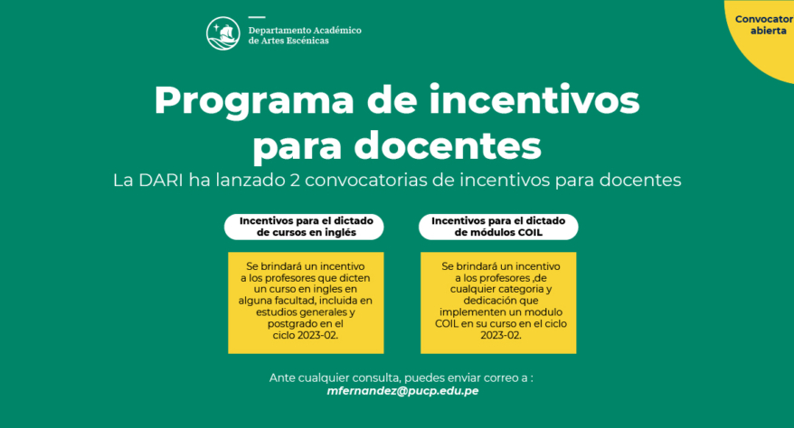 Convocatoria abierta para programa de incentivos a docentes ...