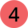 Number 4 inside red circle