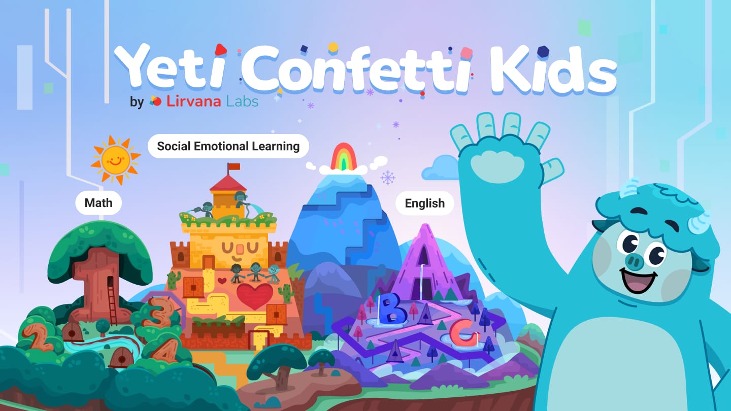 FREE for Classrooms Yeti Confetti Kids by Lirvana Labs