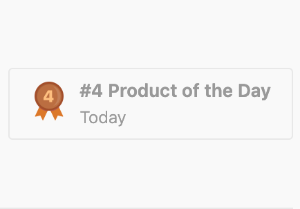 Product Of The Day