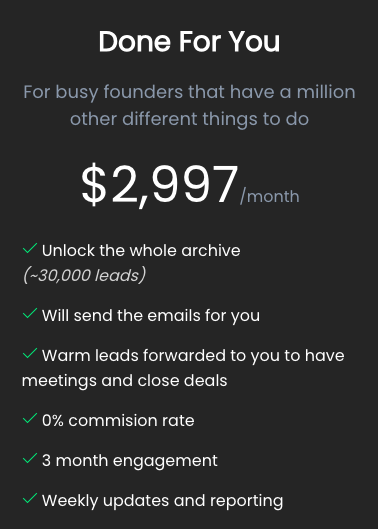 Cyberleads agency subscription