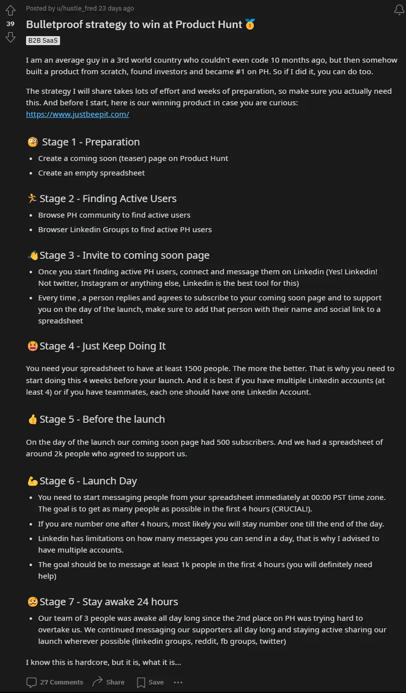 Producthunt Guide