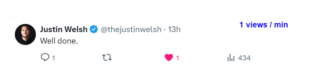 Justin Welsh Approval