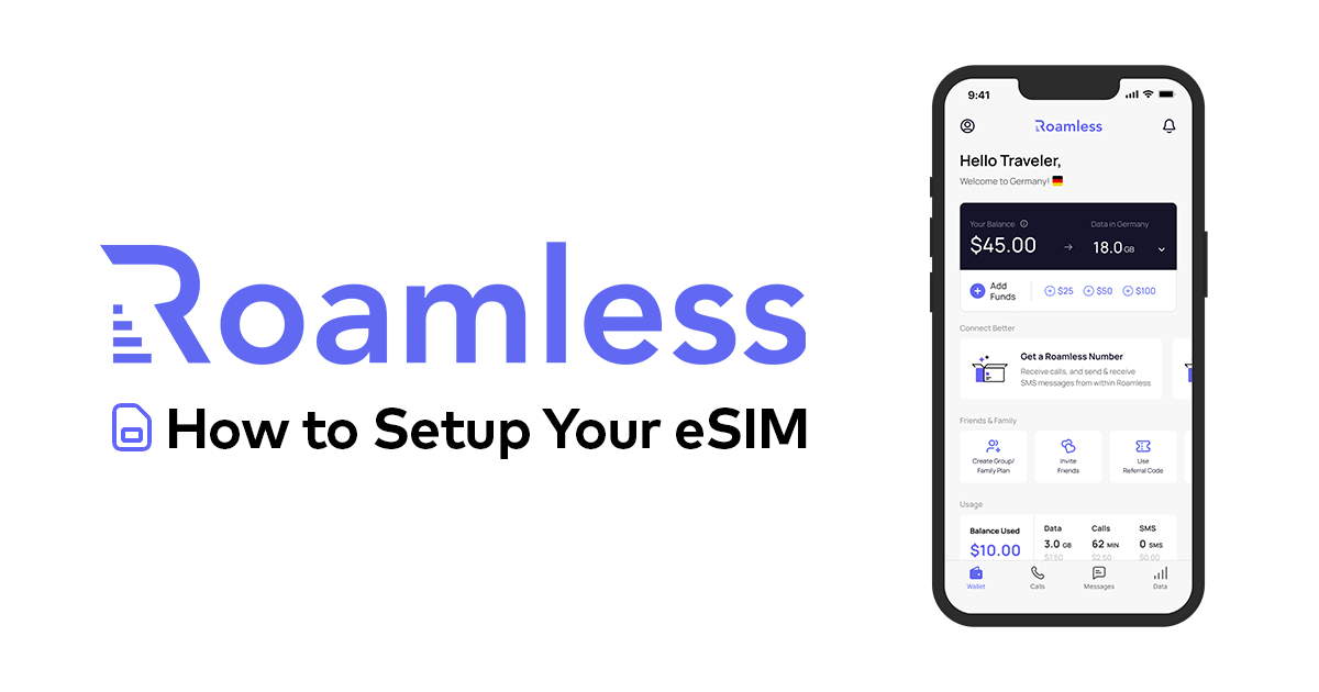 How to Activate & Setup Your eSIM? Roamless