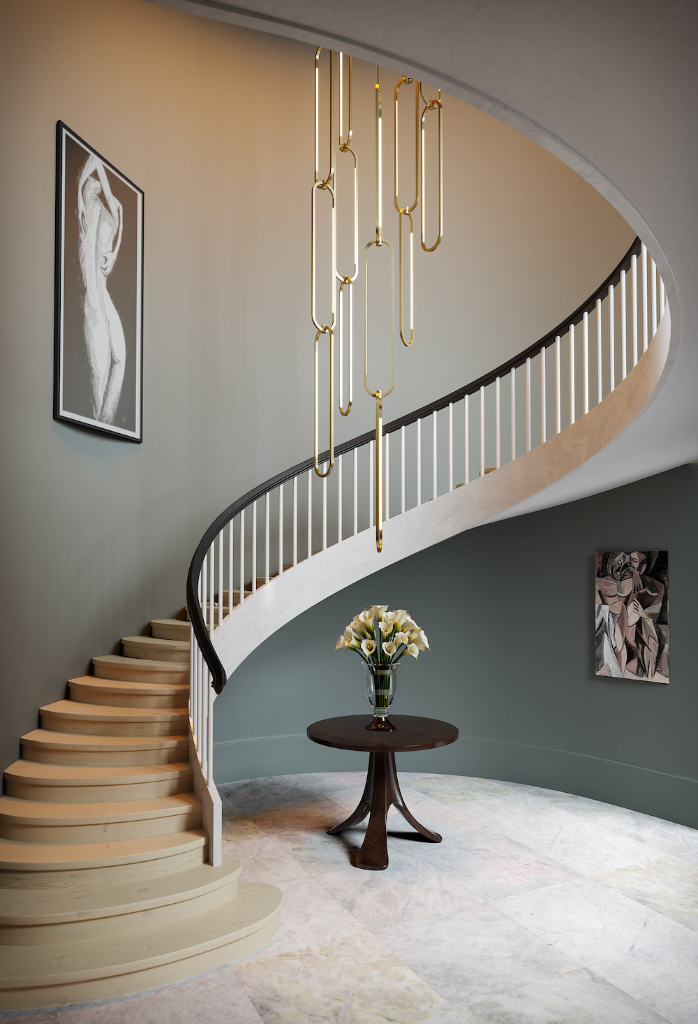 OVALO CHAIN CLUSTER | PENDANT