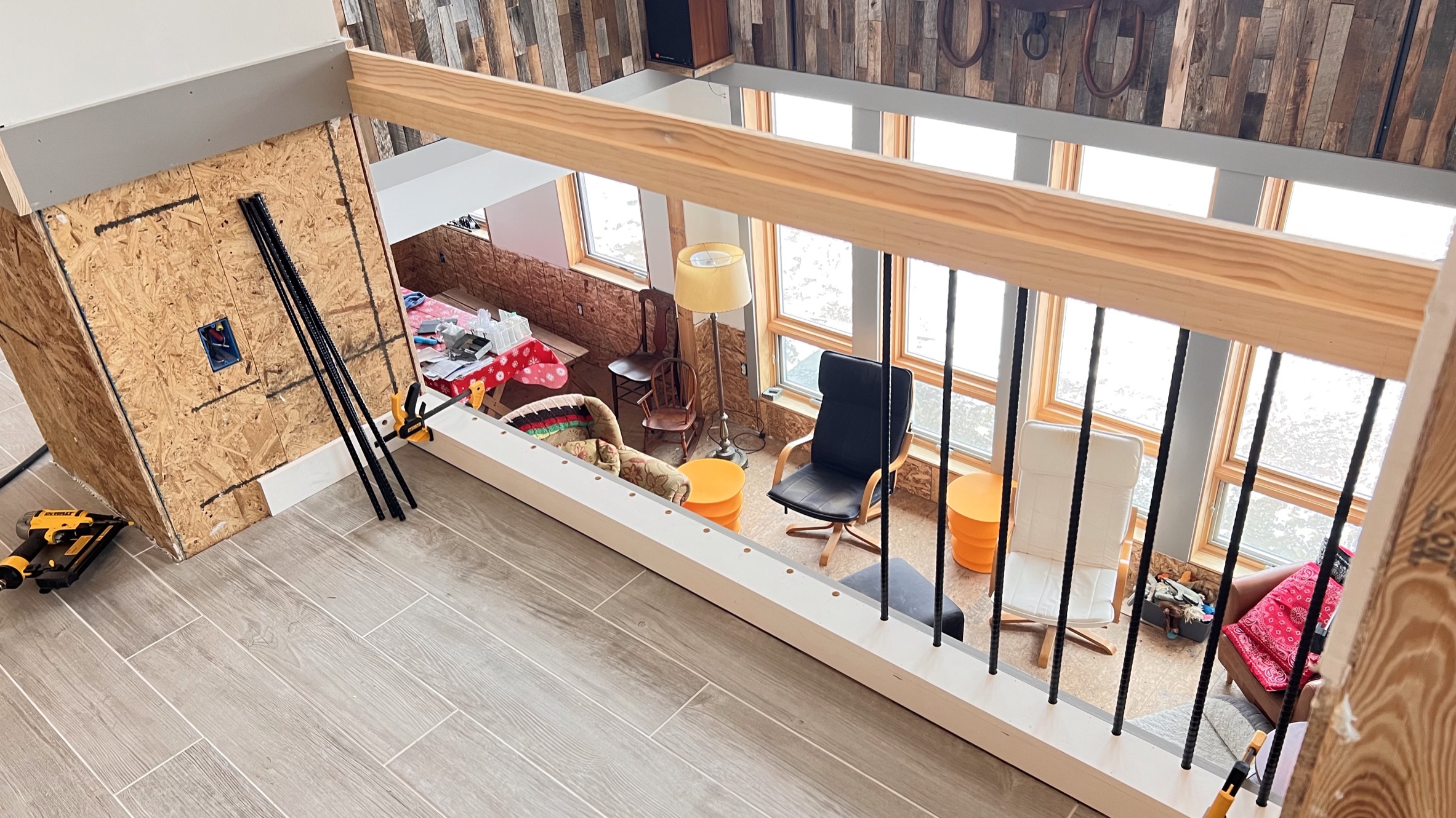 Loft Flooring & Railing - Episode 3 Blog Post | Runaway Ridge