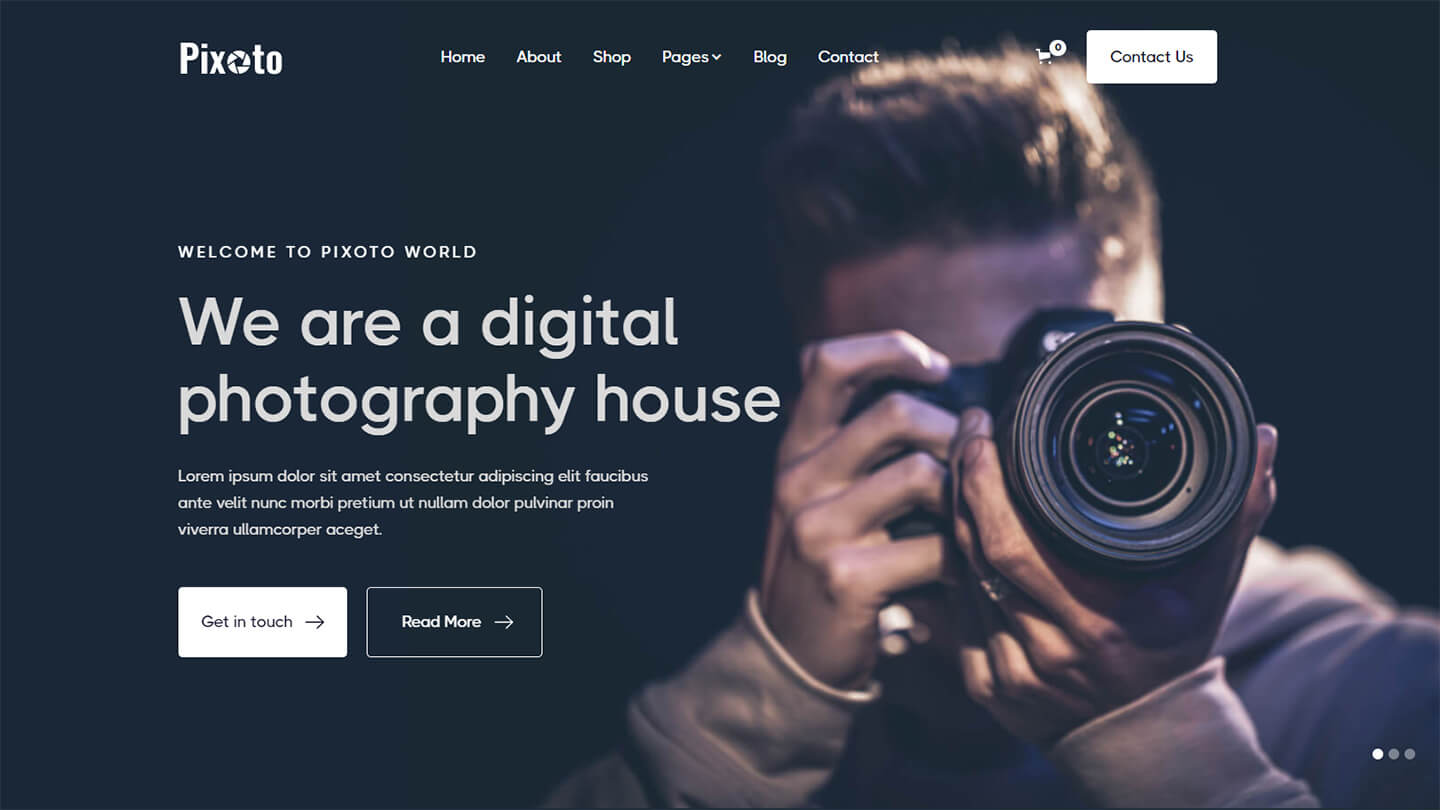 Pixoto Photography Website Webflow Template Brandbes