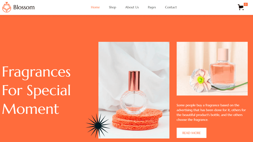 Blossom - Beauty webflow Website Template