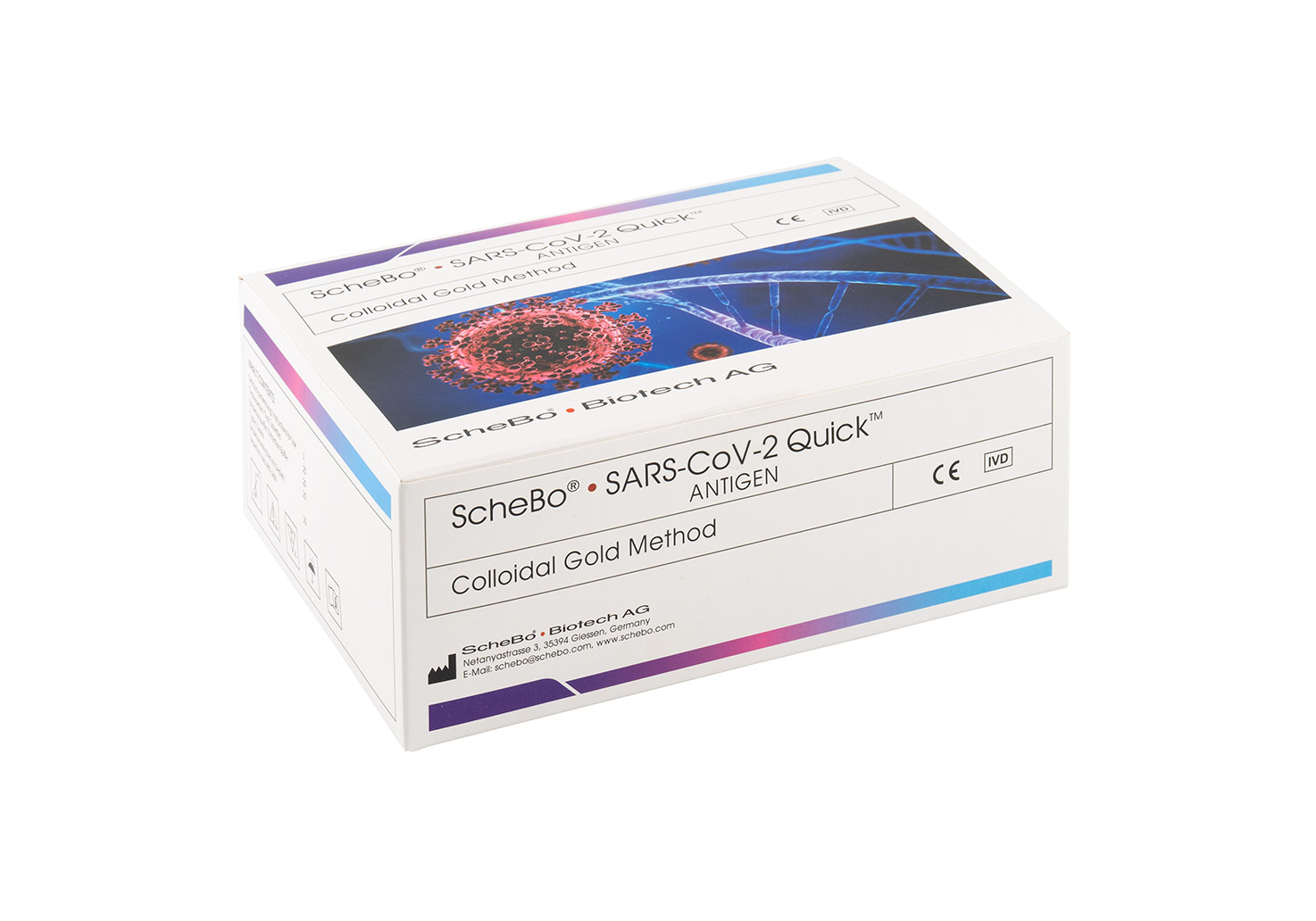 ScheBo® • SARS-CoV-2 Quick™ Antigen Colloidal Gold Method rapid test ...