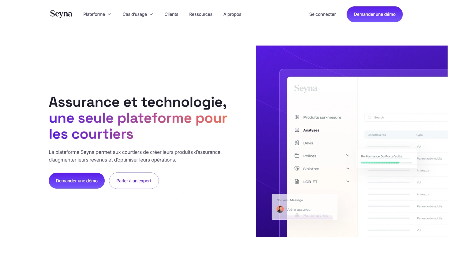 Vue plein écran du site Webflow créé lors de ce projet.