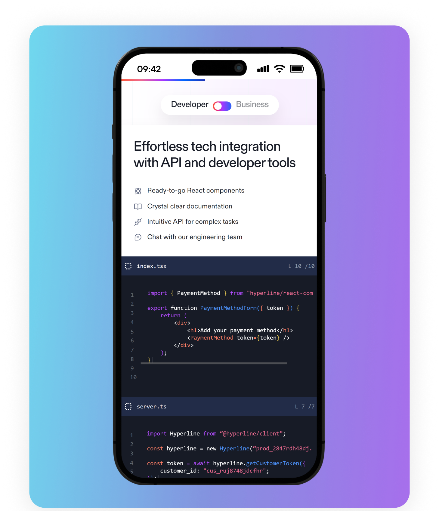 Vue mobile du site Webflow créé lors de ce projet.