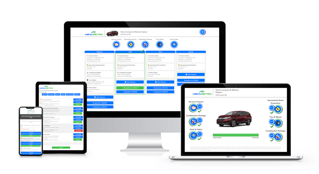 Top F&I Menu Software Company | MenuMetric