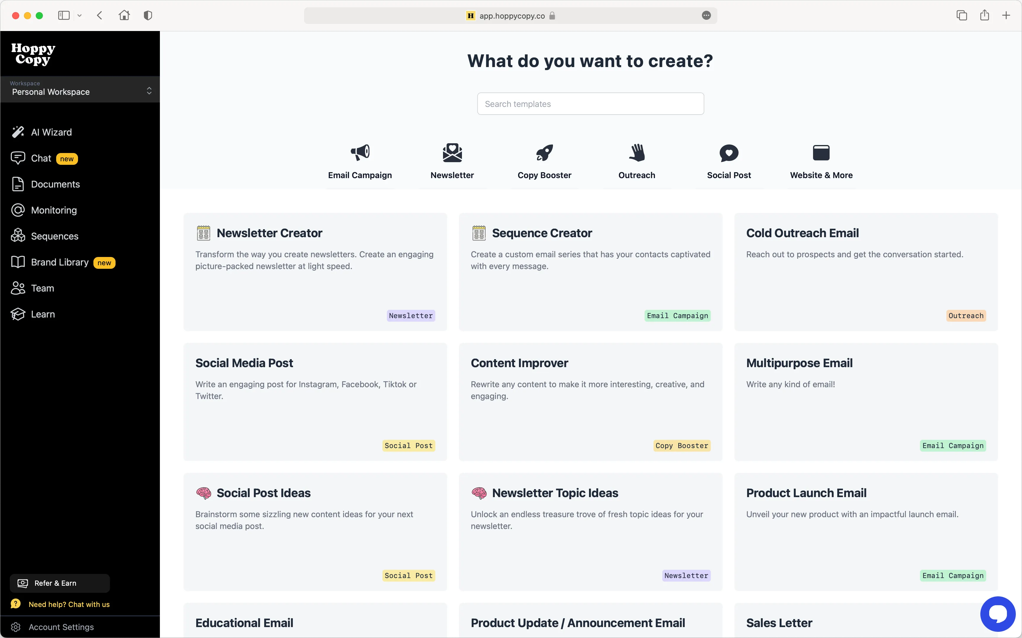 Ai Email Generator Copywriting Templates Hoppy Copy Ai Email Generator Copywriting Templates Hoppy Copy