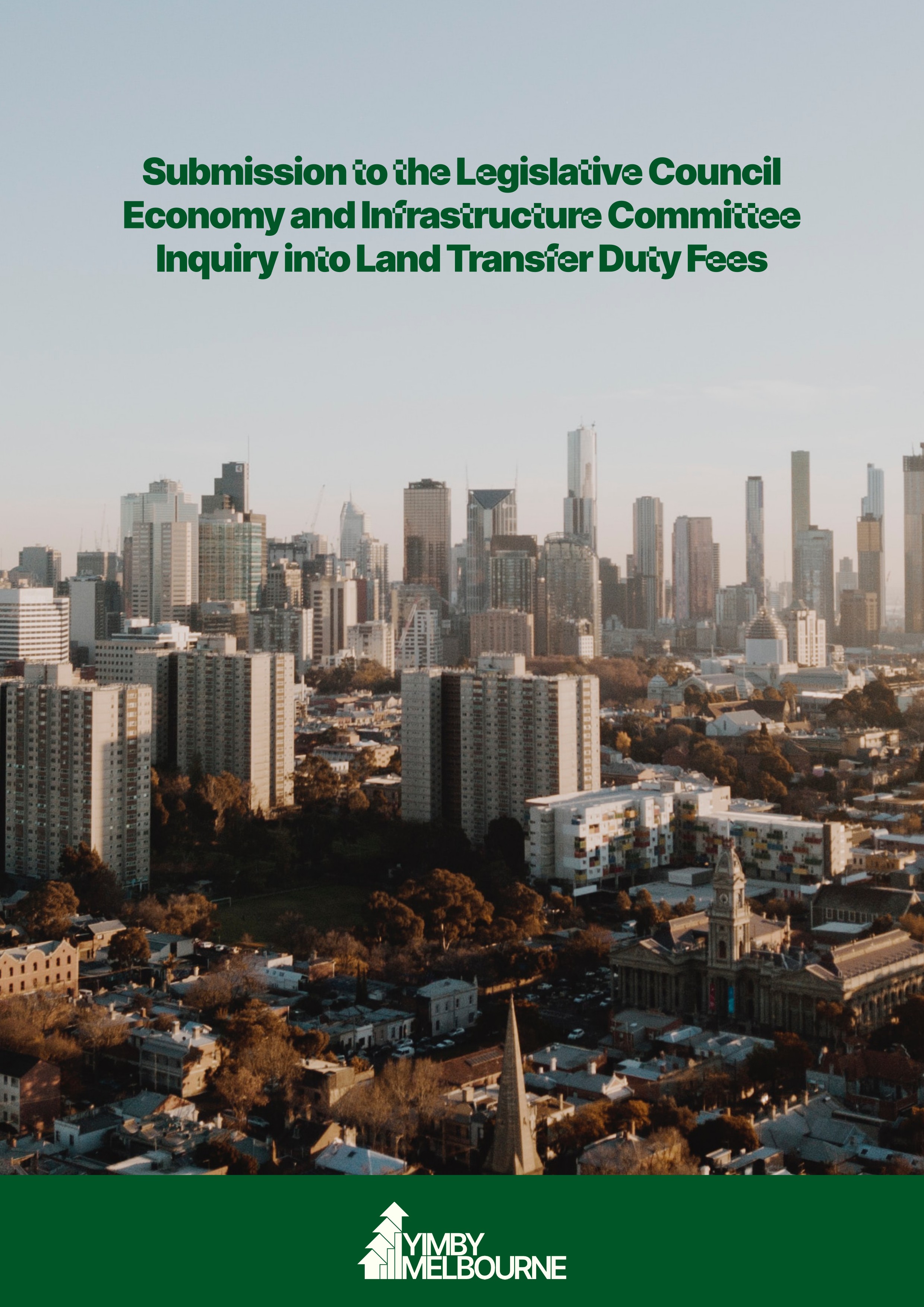 Submission to the Legislative Council Economy and Infrastructure
