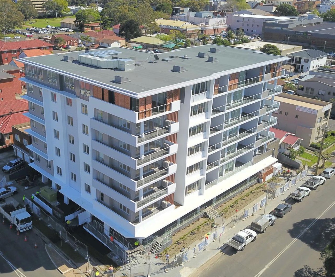 Commercial rooftop waterproofing