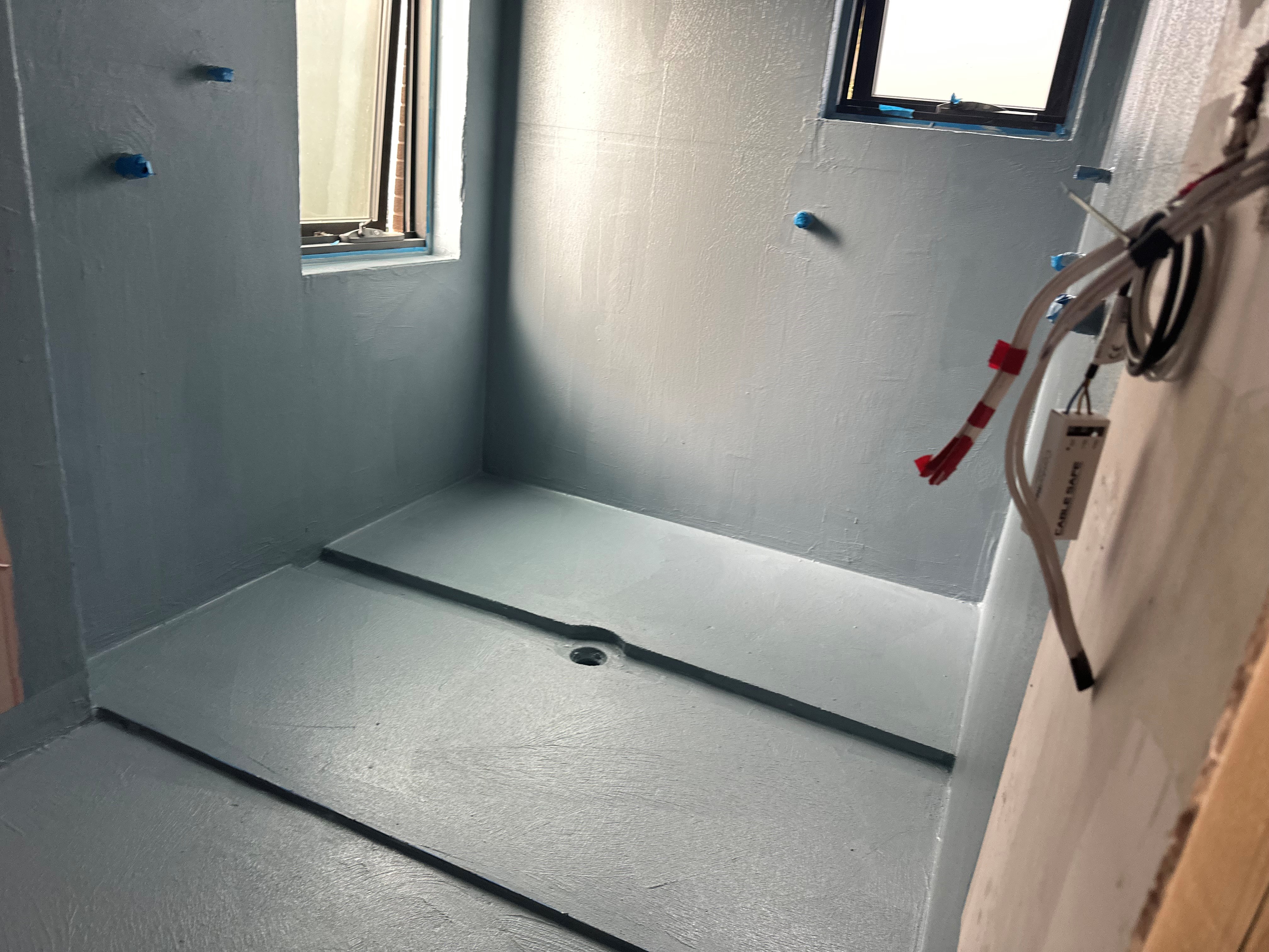Wet area waterproofing