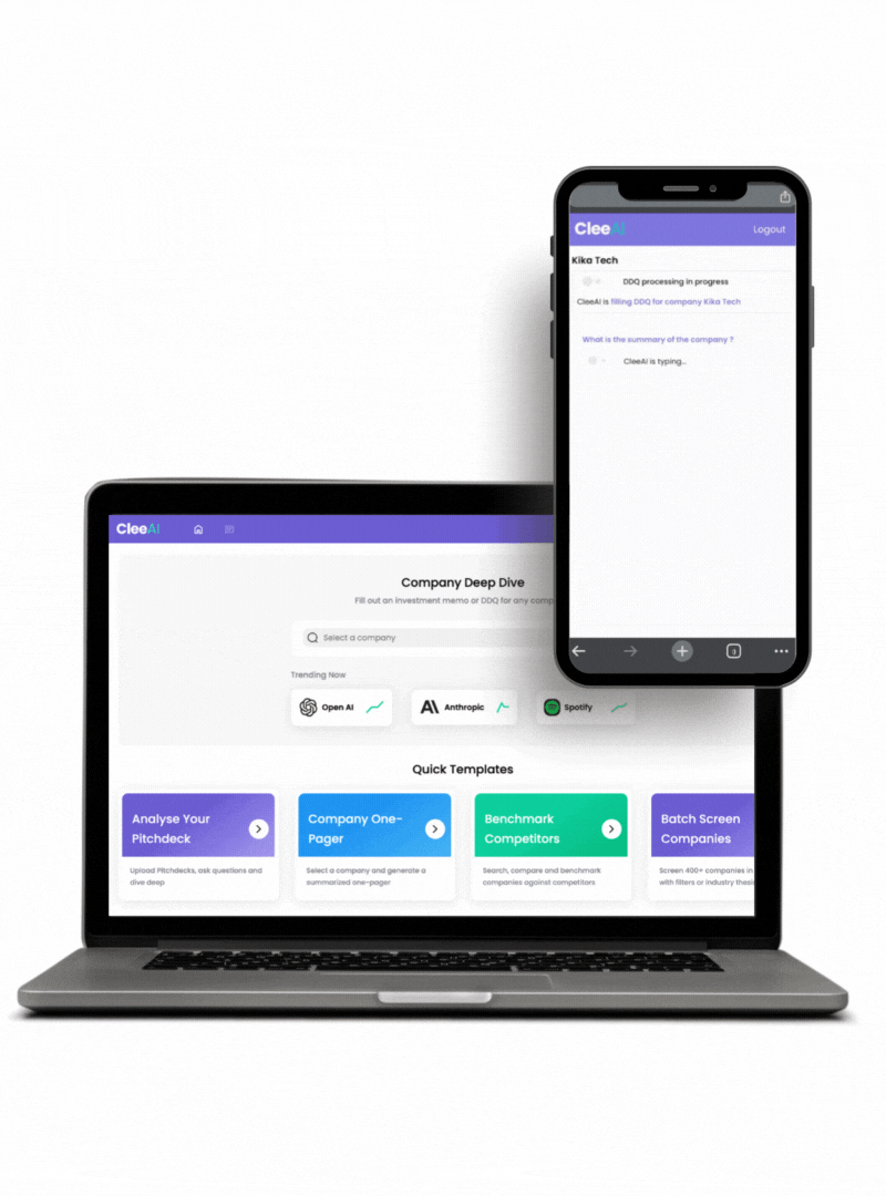 CleeAI | Investment AI - Create smarter, faster investment workflows