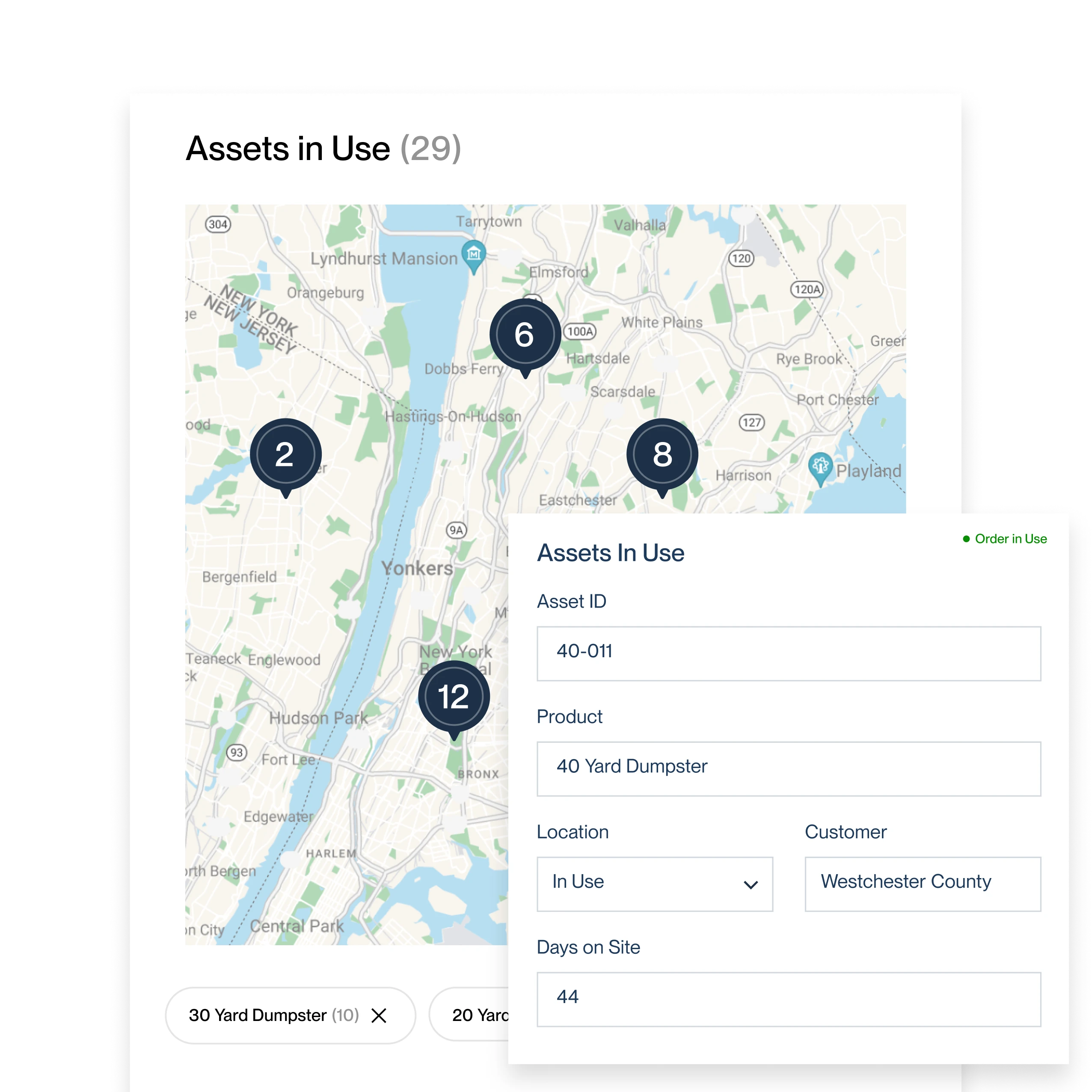 Track Inventory and Live ETA - CurbWaste