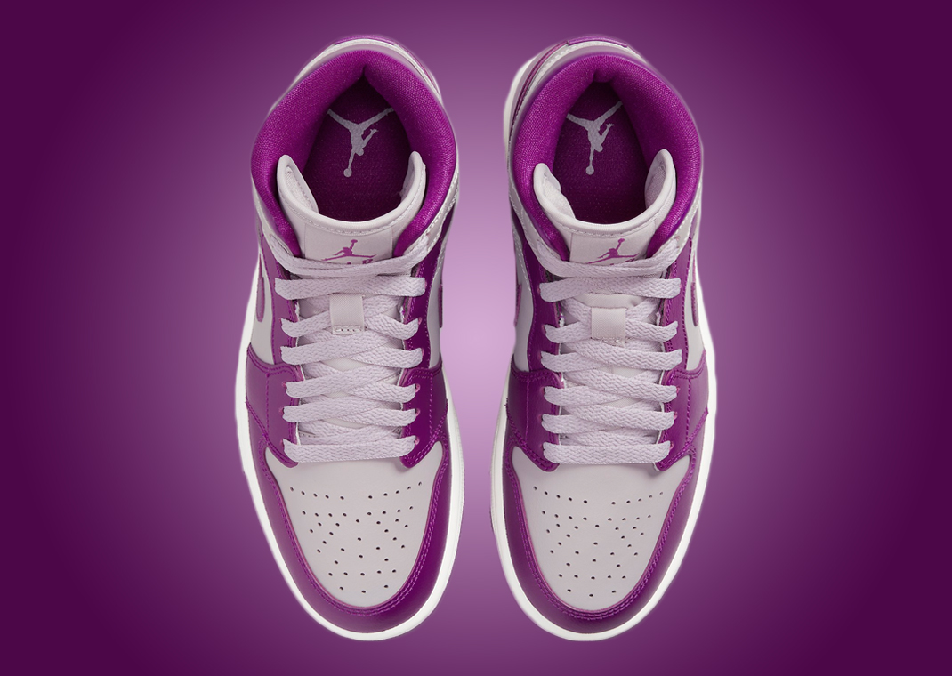 Another Women's Jordan 1 Mid Arrives In Metallic Fuchsia Sneaker News