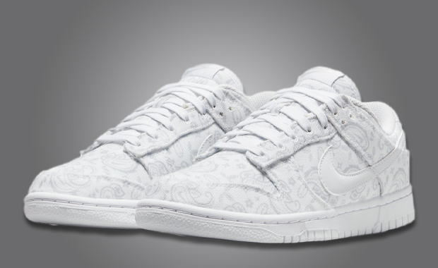 Ladies, White Paisley Nike Dunk Lows Are On The Way - Sneaker