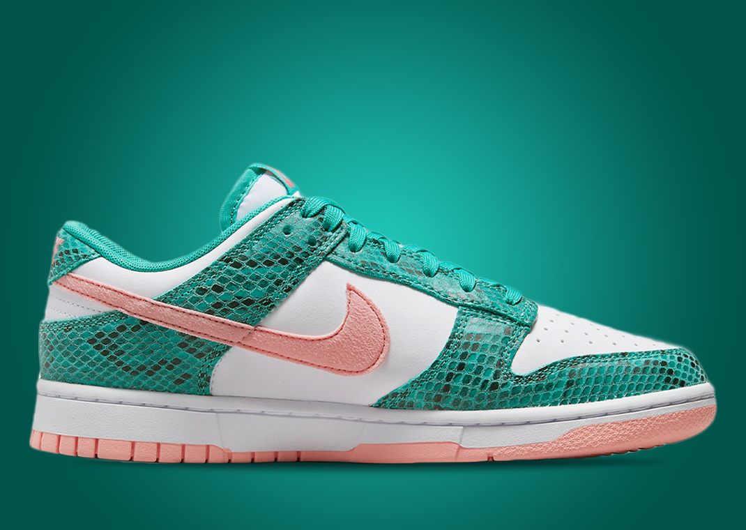 snakeskin dunks