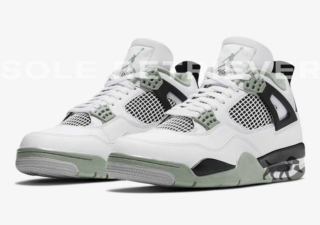 Official Look At The Air Jordan 4 Retro Seafoam (W) Sneaker News