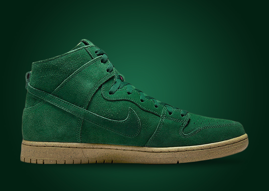 nike sb dunk high green