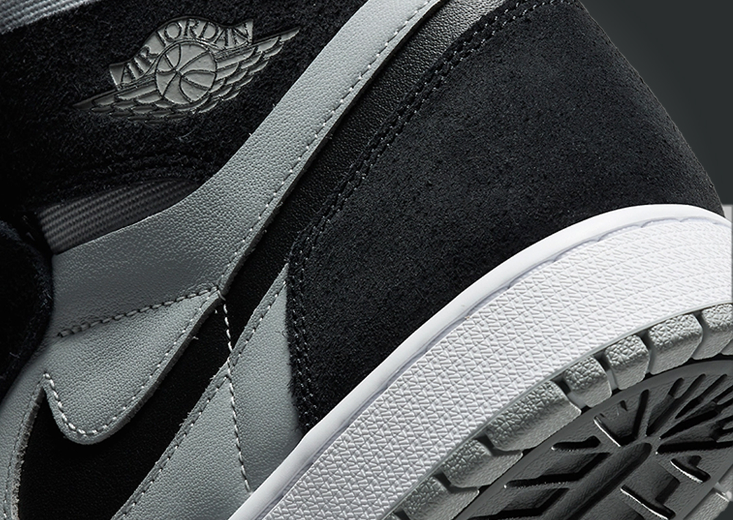 The Air Jordan 1 High Zoom CMFT Gets Outfitted In Black And Grey