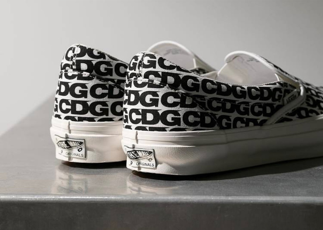 comme des garcons slip on
