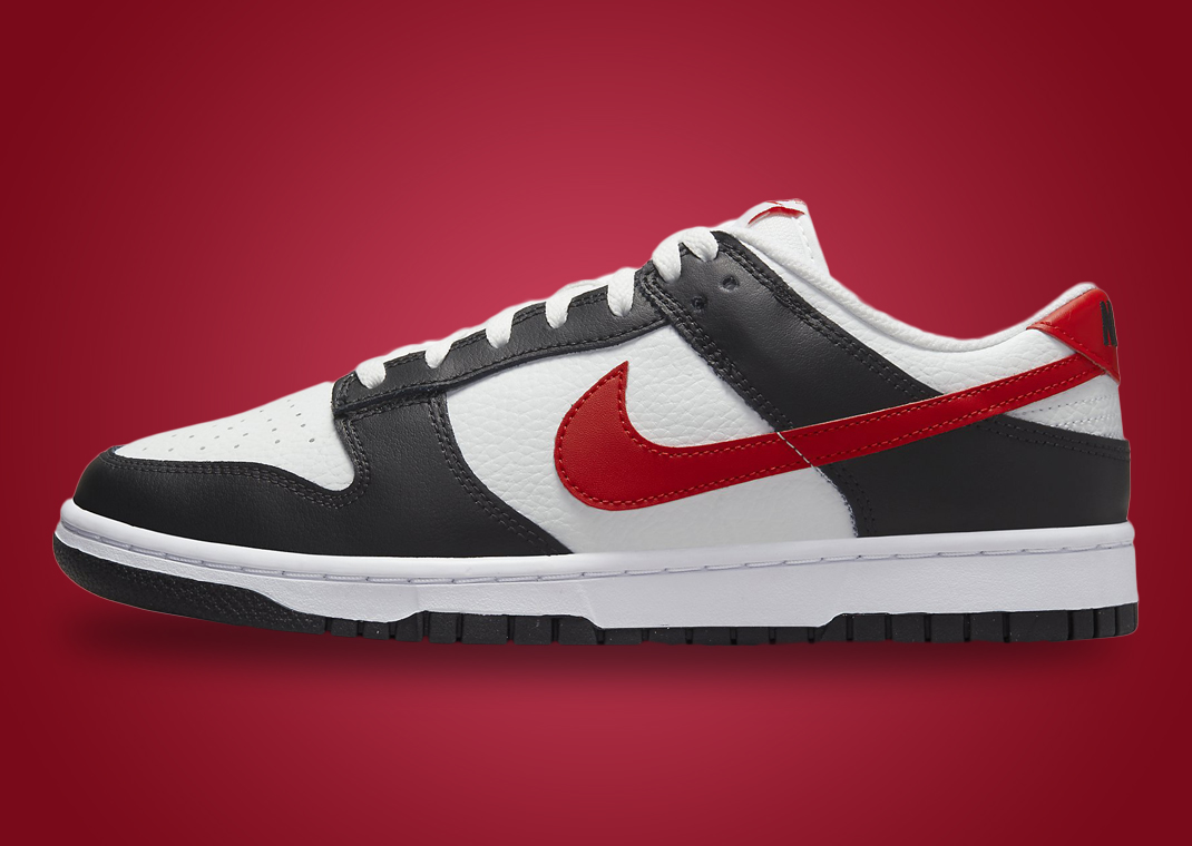 dunk low black white reps
