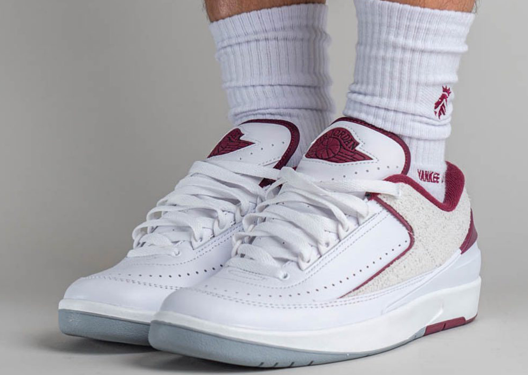 Cherrywood Red Accents This Air Jordan 2 Low Sneaker News