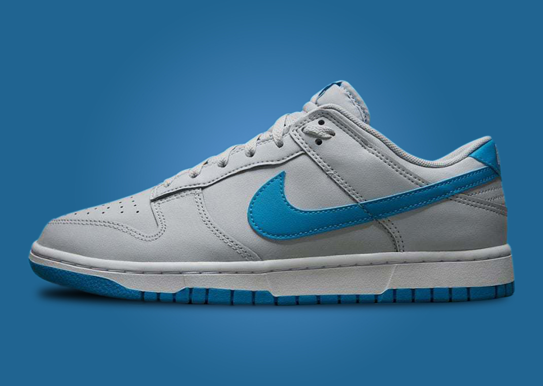 This Nike Dunk Low Comes Accented With Light Blue Shades Sneaker News