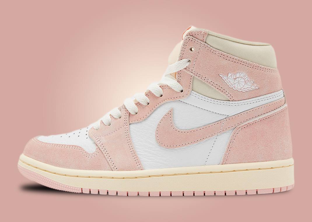 jordan 1 retro pink and white