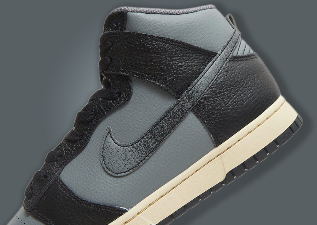 dunk black and grey
