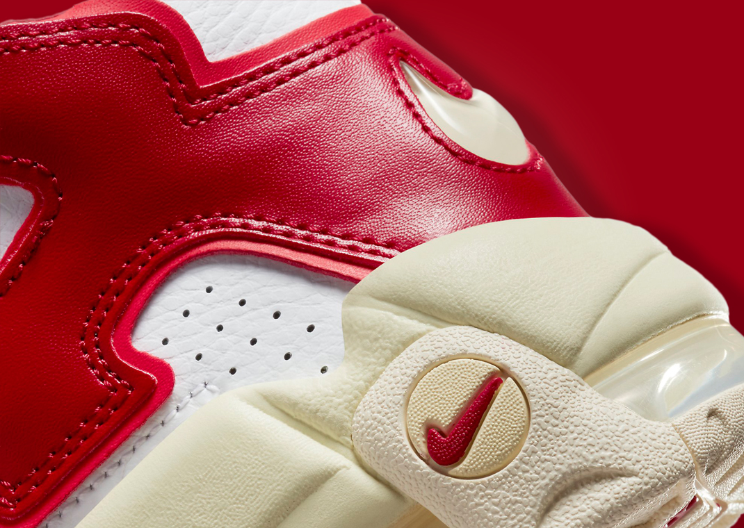 nike air uptempo black and red release date