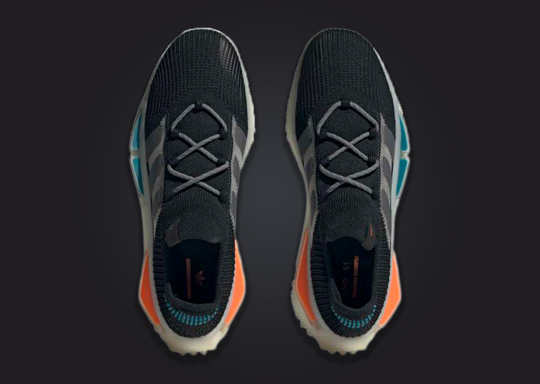 nmd orange and black