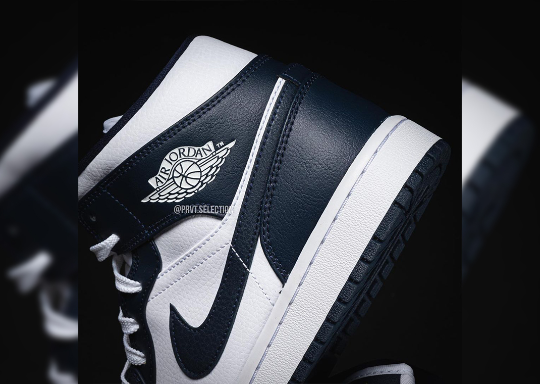 jordan 1 mid obsidian white