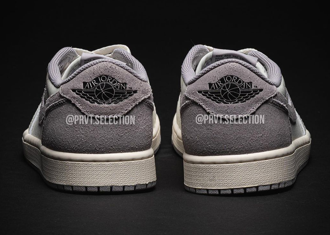 air jordan 1 low black medium grey release date