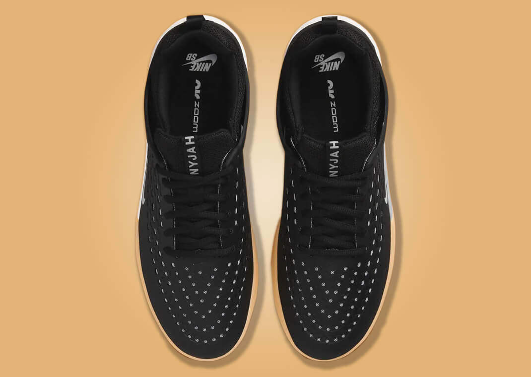 nyjah black gum nike