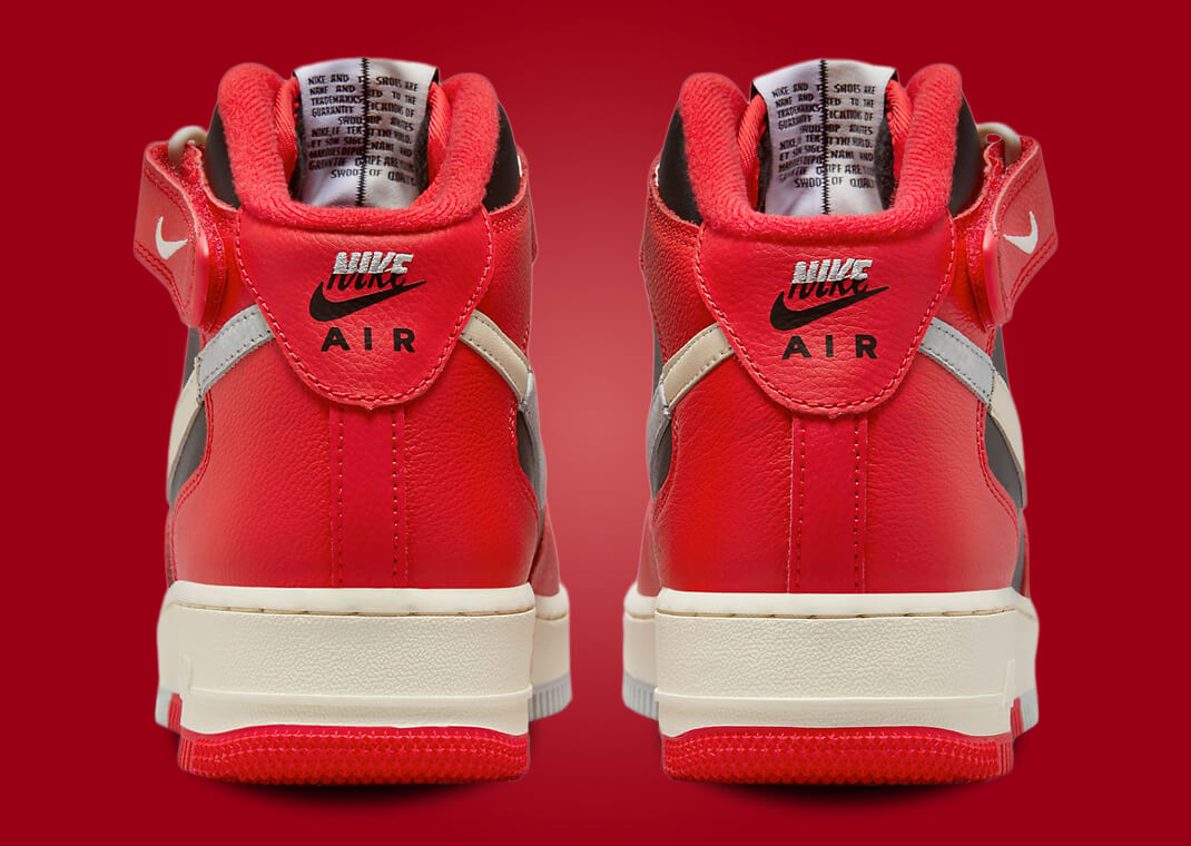 Mid Split The Nike Air Force 1 Mid Split Bred Releases July 15 - Sneaker News